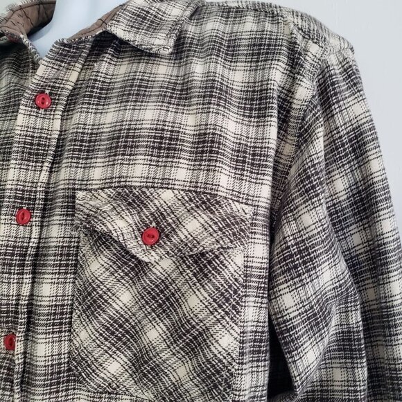 Woolrich Plaid Shirt Cotton Flannel Outdoors Long Sleeve Button Up Mens XL - Picture 3 of 8
